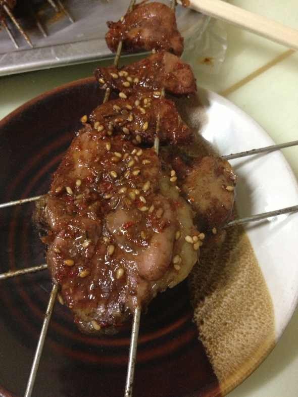 烤羊腰子