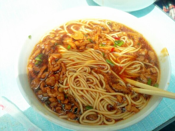 鱼香肉丝面