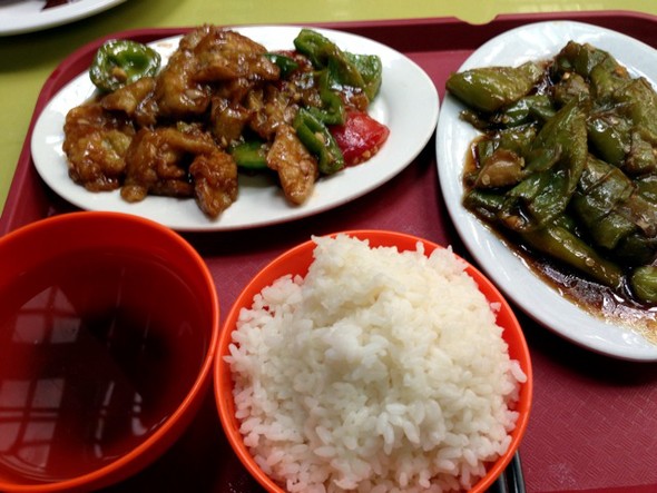 炒茄子,工作餐