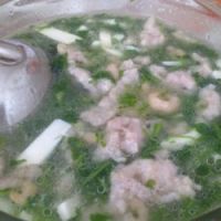 豆腐蔬菜虾汤