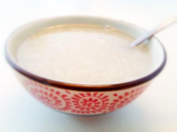 早餐:白米粥