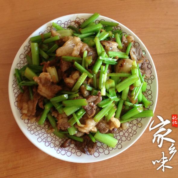 羊肉炒芹菜